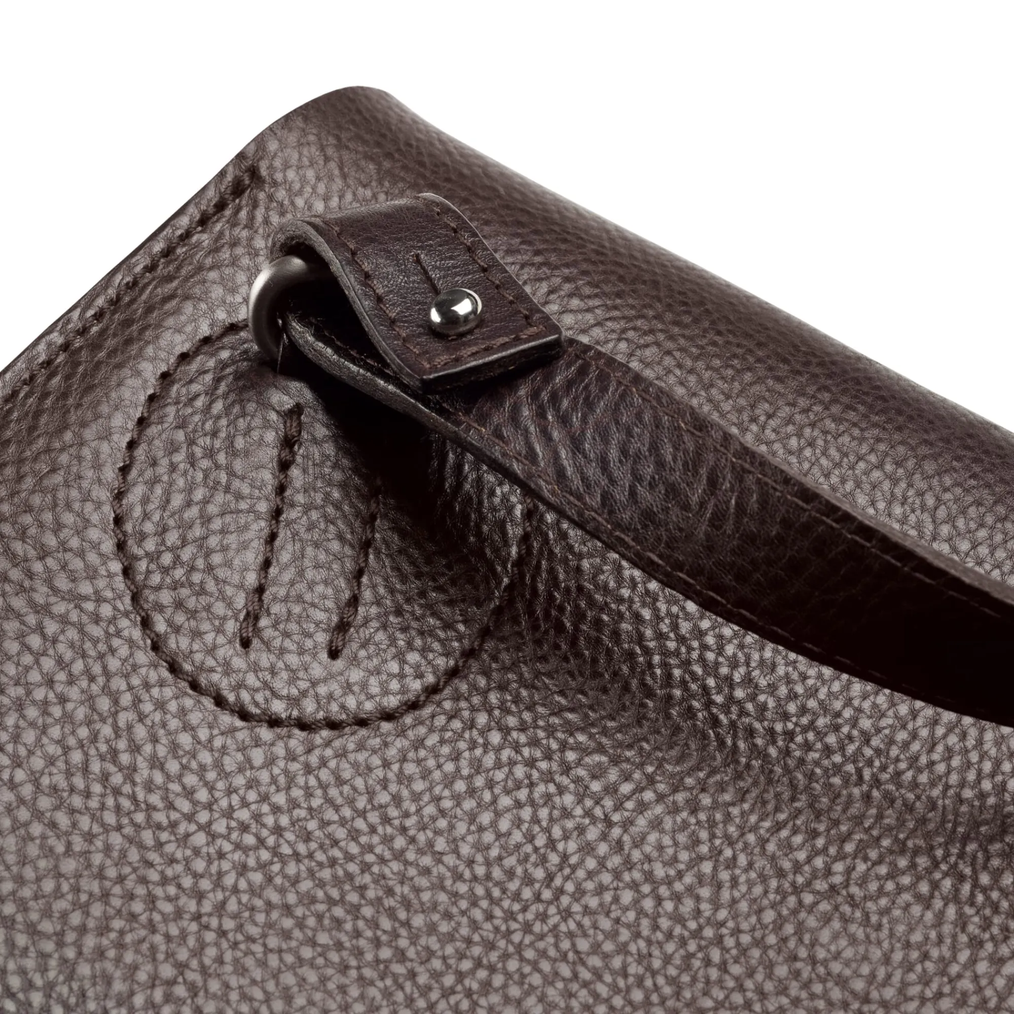 Notebook- & Aktentaschen * Ackermann Taschenmanufaktur Akten- und Notebooktasche Rindleder Dunkelbraun