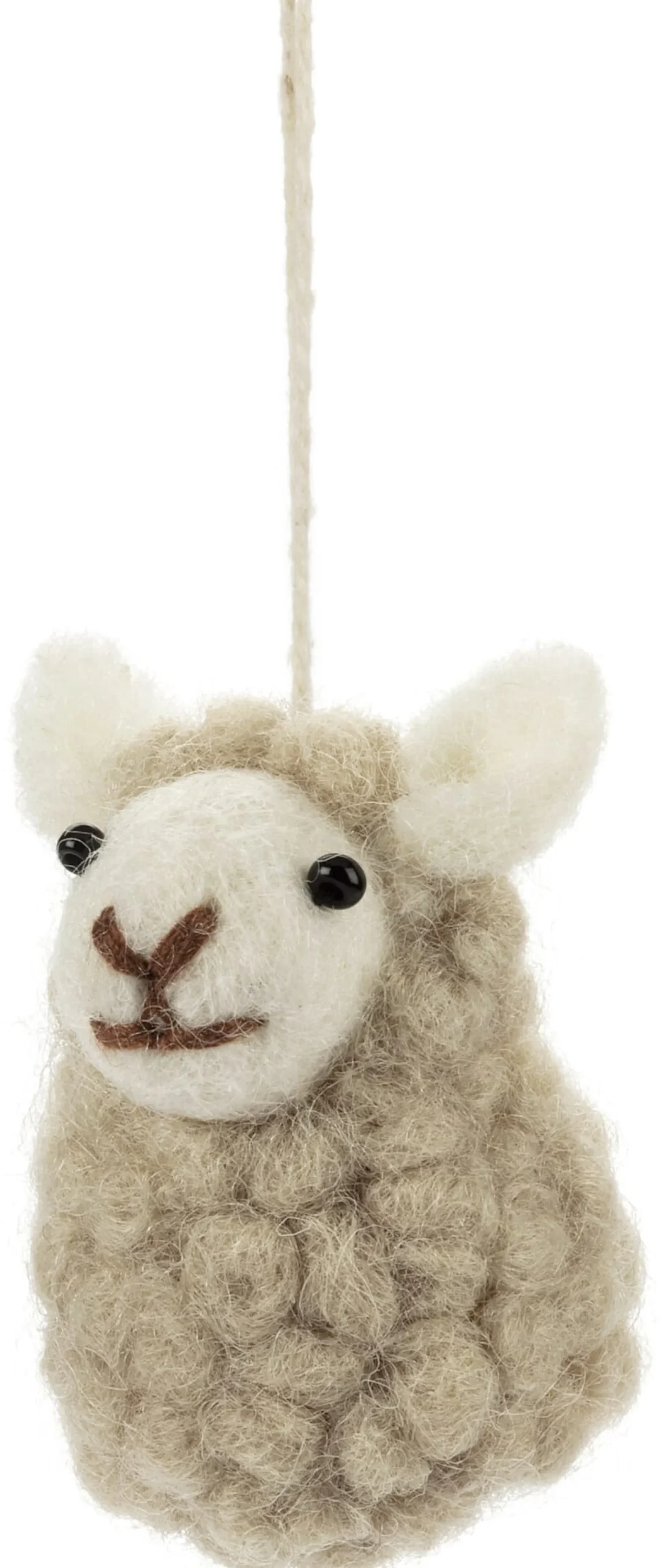 Osterdekoration * Én Gry & Sif Anhänger Filz-Schäfchen Beige
