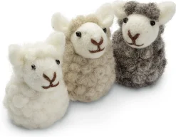 Osterdekoration * Én Gry & Sif Anhänger Filz-Schäfchen Beige
