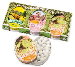 Bonbons * Anis de l’Abbaye de Flavigny Anispastillen Zitrone-Orange-Rose