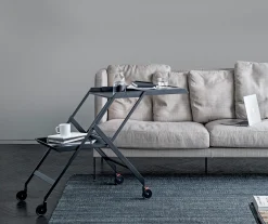 Kleinmöbel|Tische * Alessi Arbeits- und Serviertisch Plico, rollbar