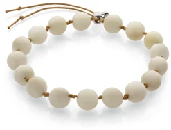 Schmuck * Guthmann Armkette aus Taguanuss, Naturweiß