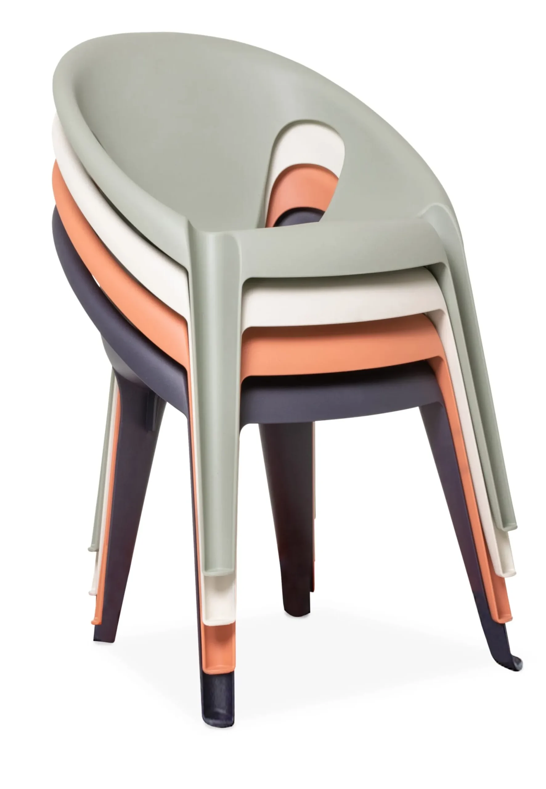 Gartenstühle * Magis Armlehnstuhl Bell Chair Schwarz