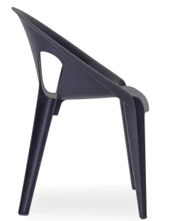 Gartenstühle * Magis Armlehnstuhl Bell Chair Schwarz