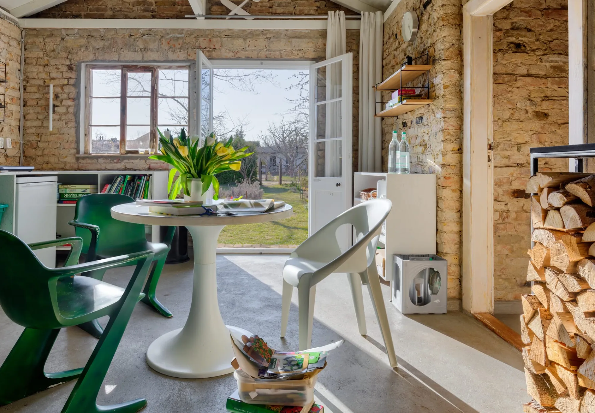 Gartenstühle * Magis Armlehnstuhl Bell Chair Weiß