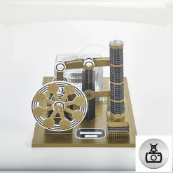 Physikalisches Spielzeug|Bausätze * AstroMedia Dampfmaschine Bausatz
