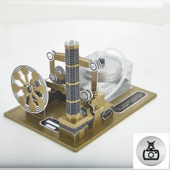 Physikalisches Spielzeug|Bausätze * AstroMedia Dampfmaschine Bausatz