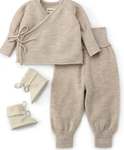 Kinderbekleidung * Halfen-Strickerei Baby-Bundhose Merinowolle Beige