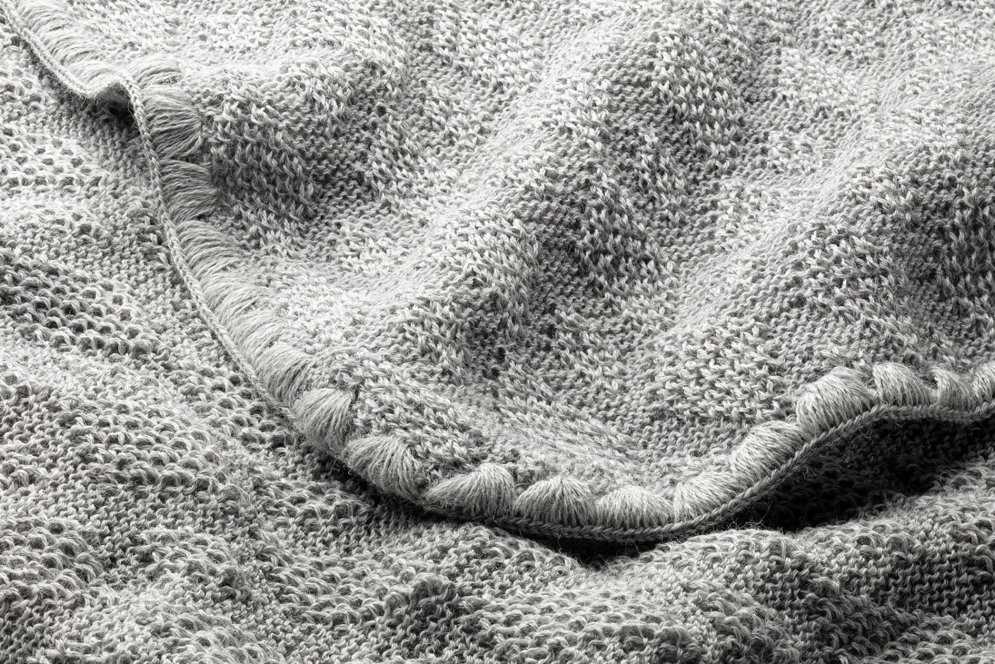 Decken|Wohnaccessoires * Disana Babydecke Merino-Schurwolle Grau