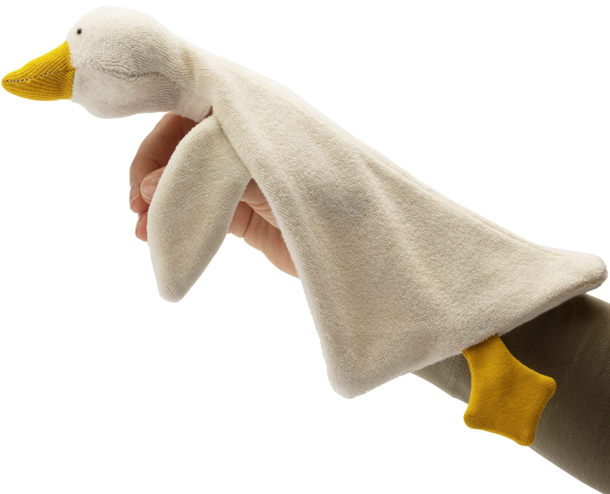 Babyspielzeug|Puppen & Puppenhäuser * Nanchen Natur Baby-Schmusetuch Gans