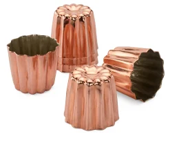 Backzubehör * Cu Artigiana Backform Canelé Kupfer verzinnt