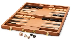 Holzspielzeug|Gesellschaftsspiele * Ulbrich Spieledesign Backgammonspiel Kirschbaumholz