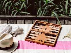 Holzspielzeug|Gesellschaftsspiele * Ulbrich Spieledesign Backgammonspiel Kirschbaumholz