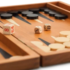 Holzspielzeug|Gesellschaftsspiele * Ulbrich Spieledesign Backgammonspiel Kirschbaumholz