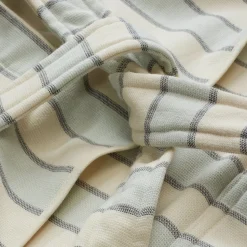 Wäsche|Wäsche * Manufactum Bademantel farbig gestreift Unisex