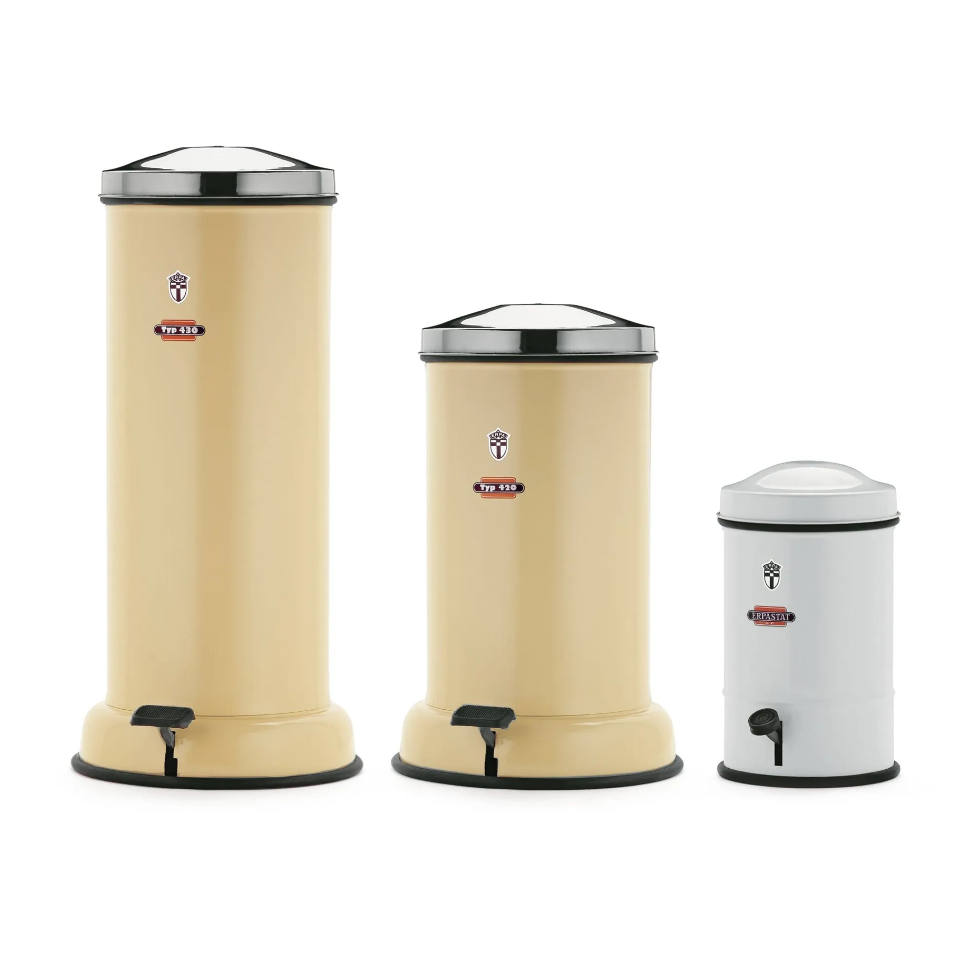 Mülleimer|Badaccessoires * Erpa-Metallverarbeitung Badmülleimer Stahlblech