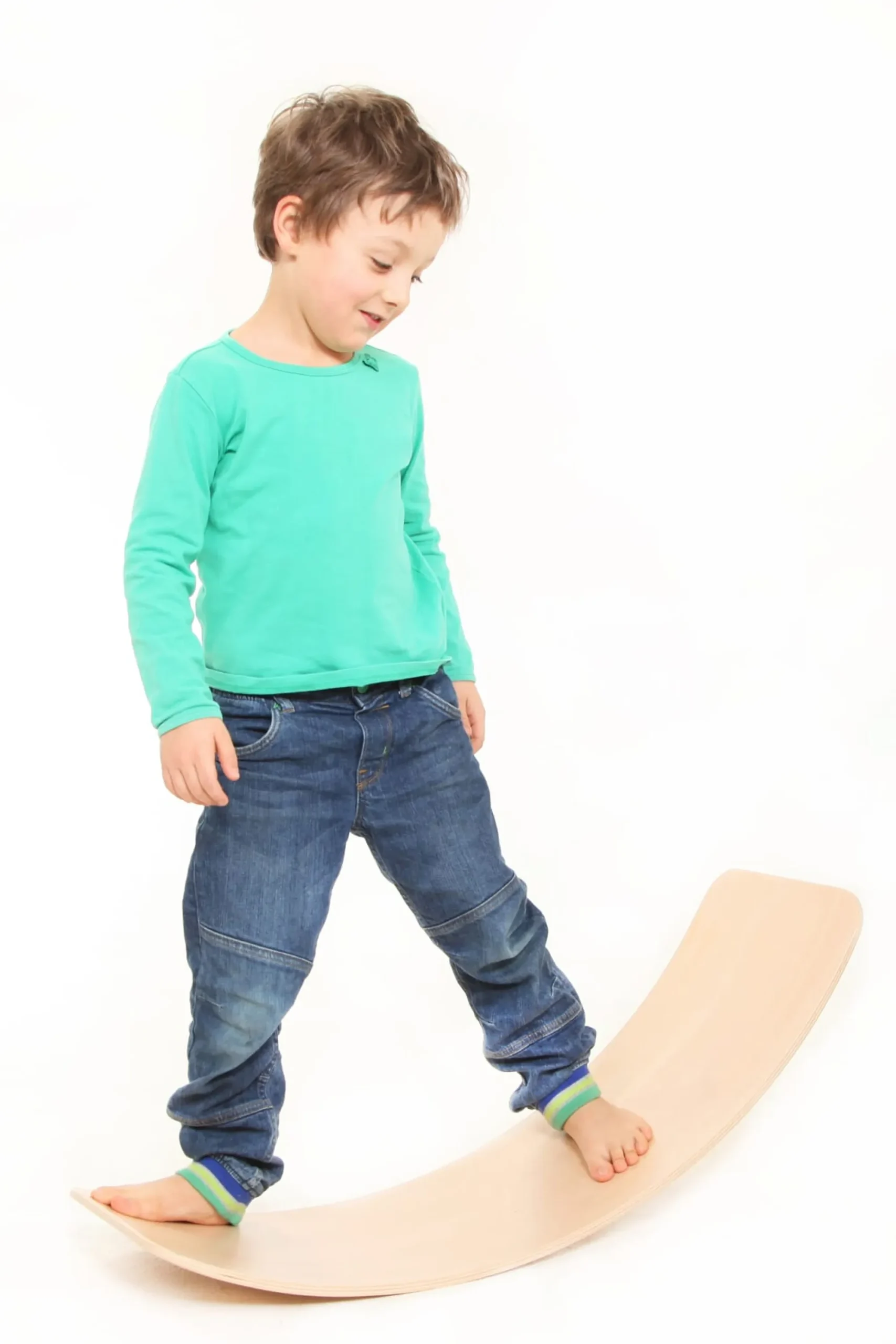 Sportgeräte|Holzspielzeug * TicToys Balanceboard Buchenholz