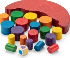 Holzspielzeug|Gesellschaftsspiele * Erzgebirgische Holzspielwaren Ebert Balance-Spiel Buchenholz