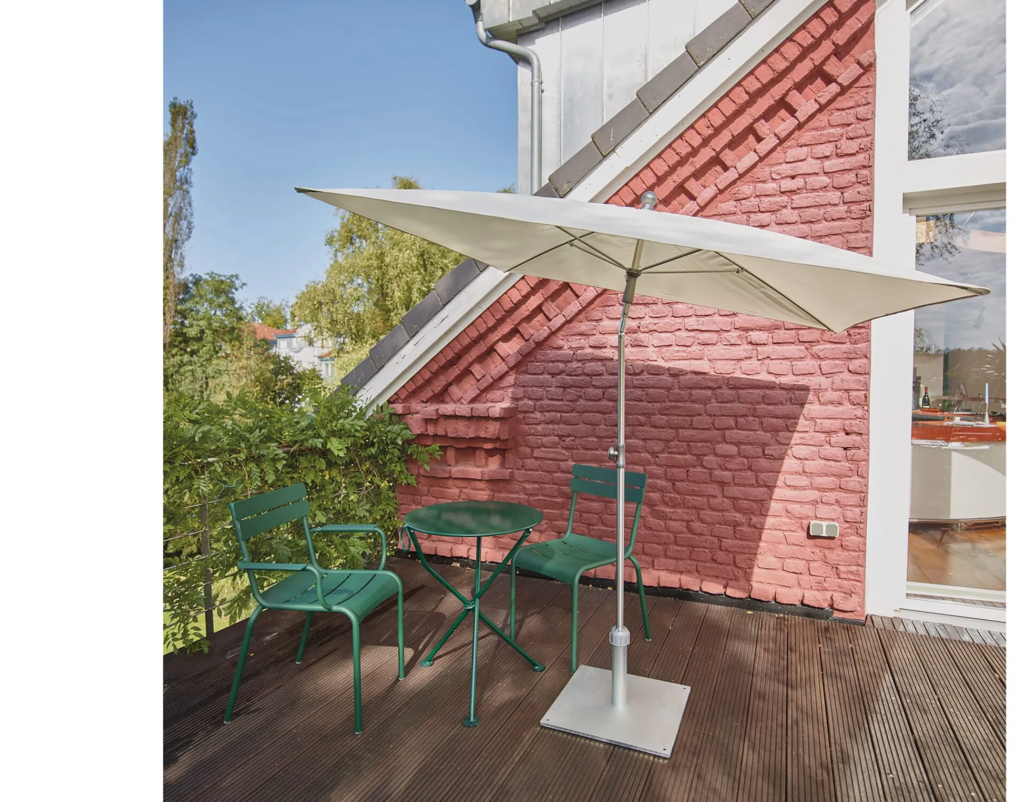 Gartentische * Demar Forge Balkonklapptisch Stahl Dunkelgrün