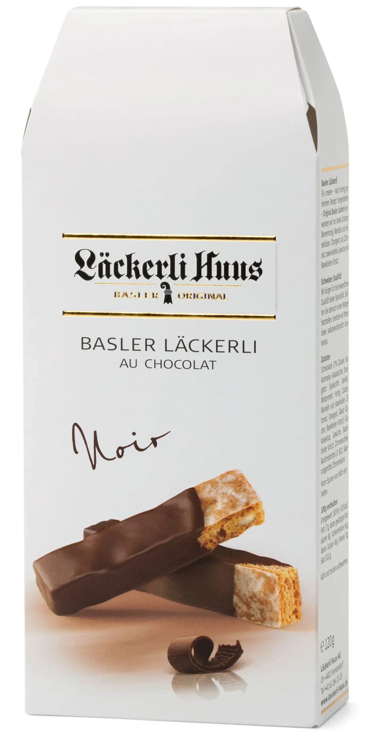 Gebäck * Läckerli Huus Basler Läckerli mit Zartbitterschokolade