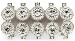 Kerzenhalter * Fridolfinger Metallwaren Baumkerzenhalter Stahlblech Silberfarben
