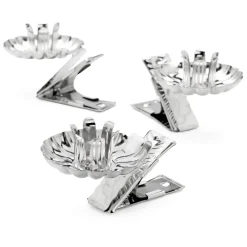 Kerzenhalter * Fridolfinger Metallwaren Baumkerzenhalter Stahlblech Silberfarben