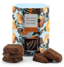 Gebäck * Biscuiterie Destrée Belgische Biscuits Chocolat Orange