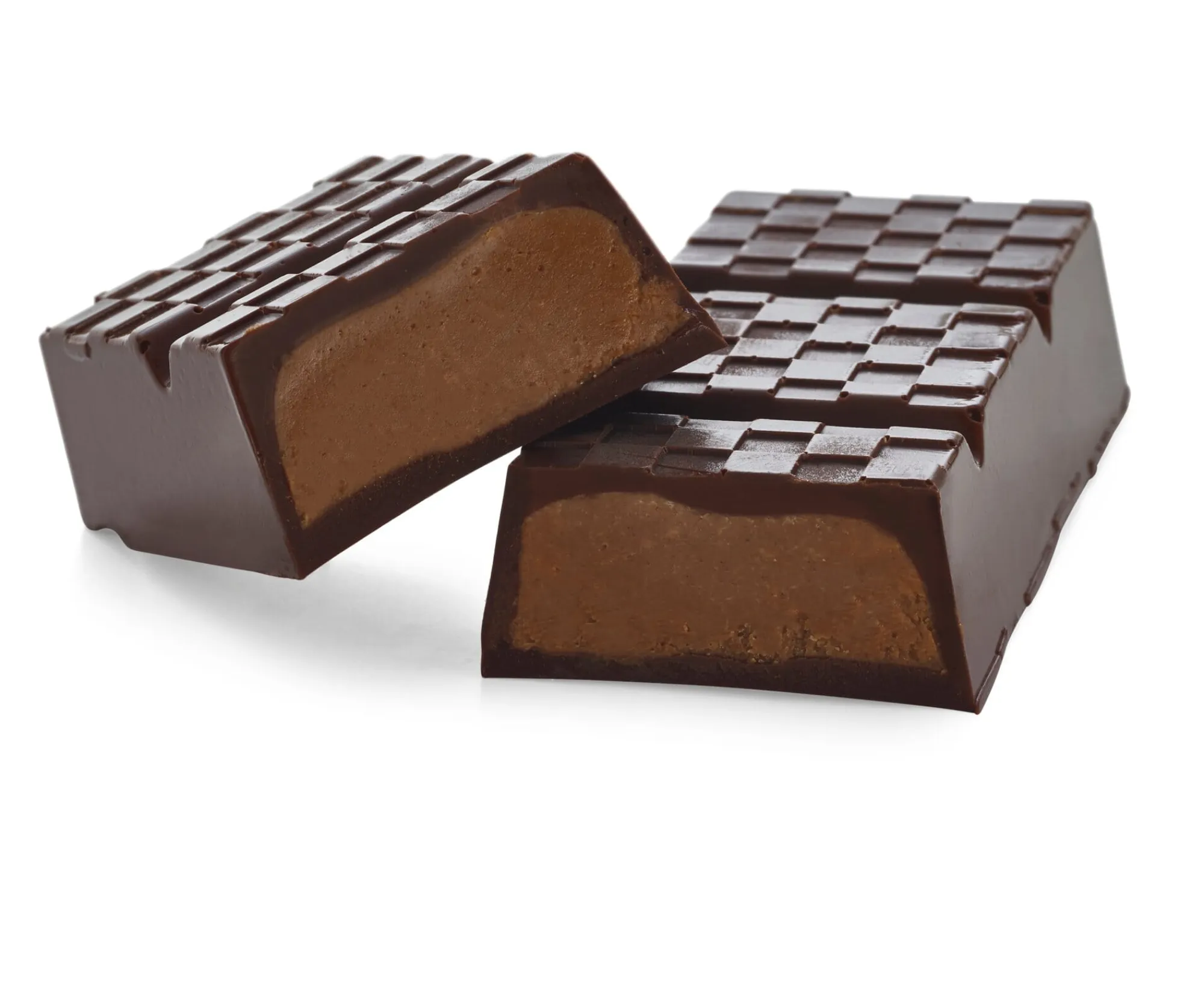 Schokolade * Chocolaterie Mireille Belgischer Schokoladenriegel Nougatpraline
