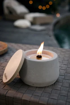 Gartenfackeln|Gartenbeleuchtung * Beske-Manufaktur Betonfeuer Konus