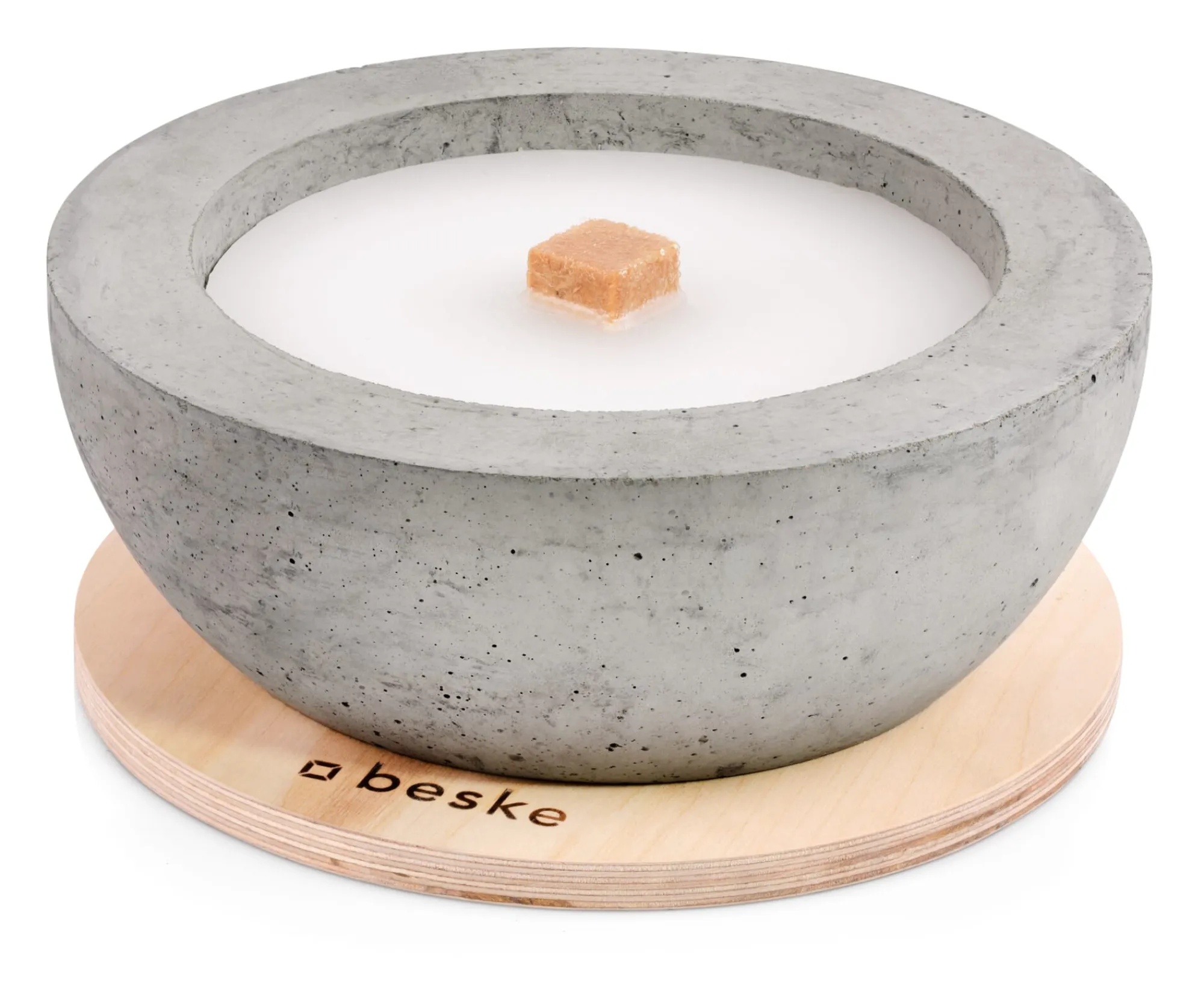Gartenfackeln|Gartenbeleuchtung * Beske-Manufaktur Betonfeuer Schale