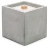 Gartenfackeln|Gartenbeleuchtung * Beske-Manufaktur Betonfeuer Würfel