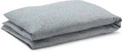 Bettwaren & Bettwäsche * Sampedro Bettbezug Flanell Fischgrat Blau