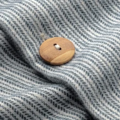 Bettwaren & Bettwäsche * Sampedro Bettbezug Flanell Fischgrat Blau