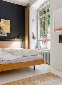 Schlafmöbel * bartmann berlin Bett Unidorm Puder