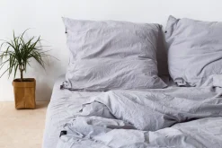 Bettwaren & Bettwäsche * HOP Design Bettwäsche Pur Grau