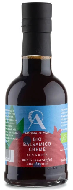 Essig * Aroma Olymp Bio-Balsamico-Creme mit Granatapfel und Aronia
