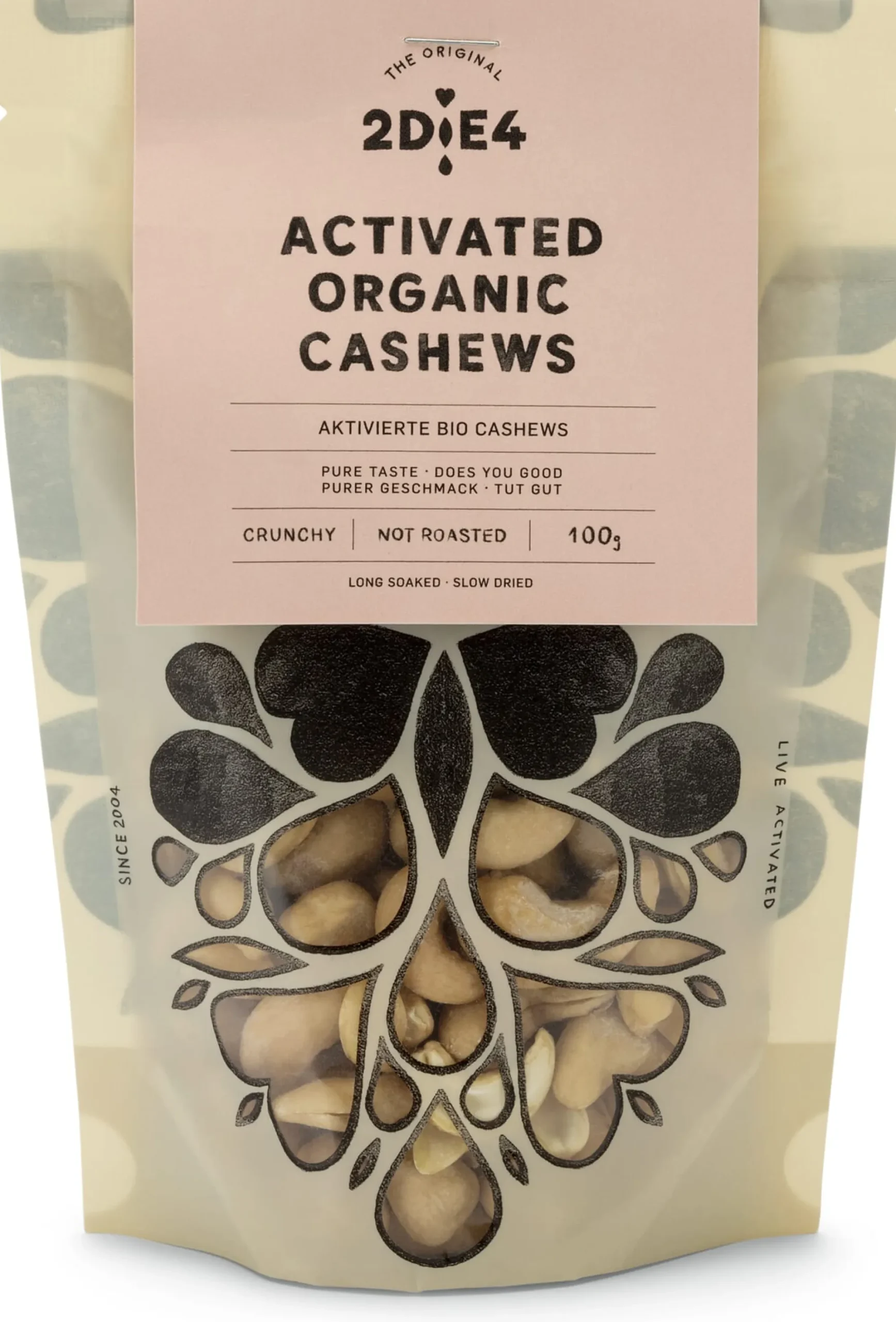 Nüsse * 2DiE4 Live Foods Bio-Cashews, aktiviert