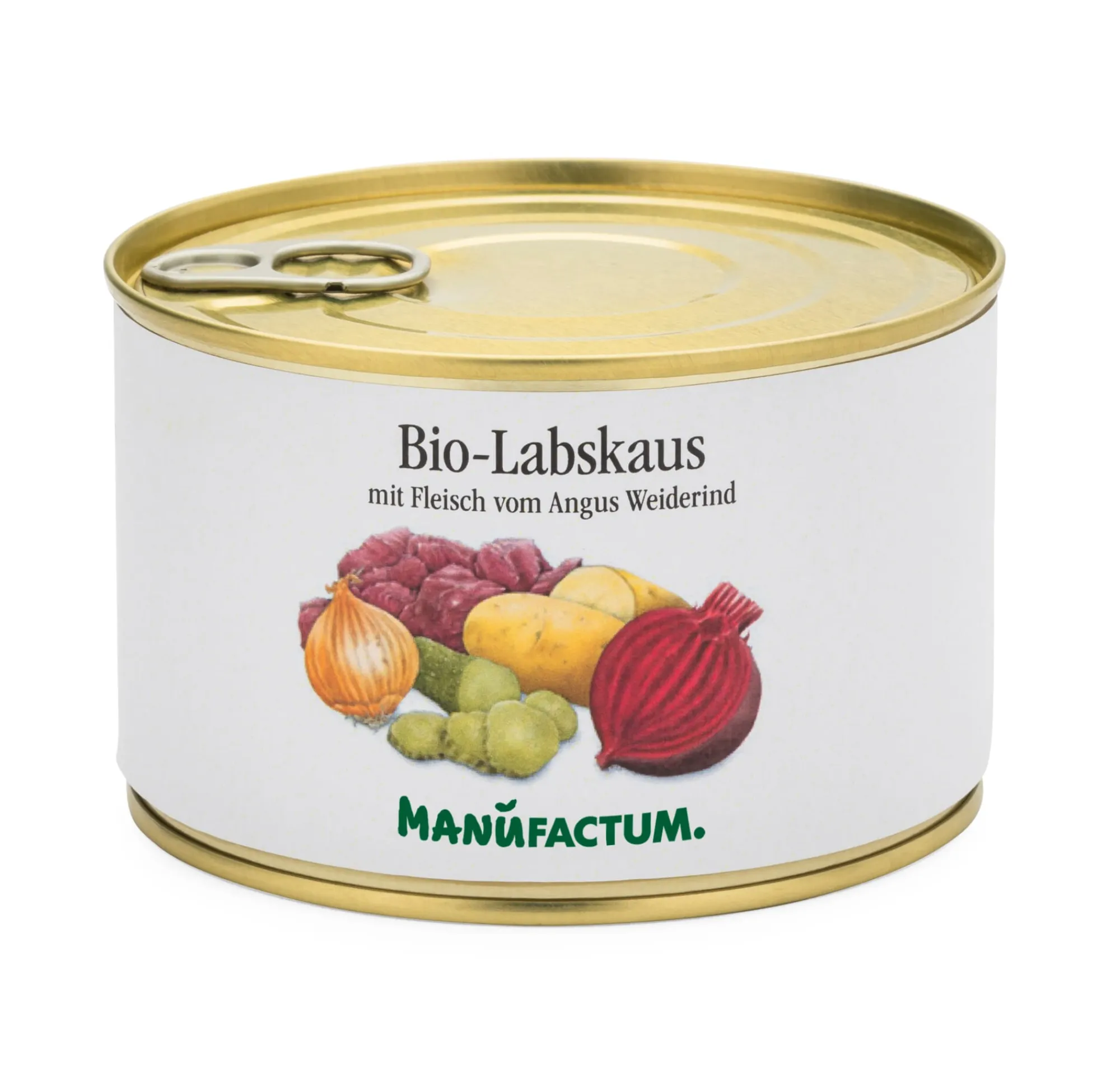 Fertiggerichte|Fleischkonserven * Manufactum Bio-Labskaus mit Fleisch vom Angus-Weiderind