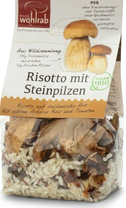 Fertiggerichte * Pilze Wohlrab Bio-Risotto mit Steinpilzen