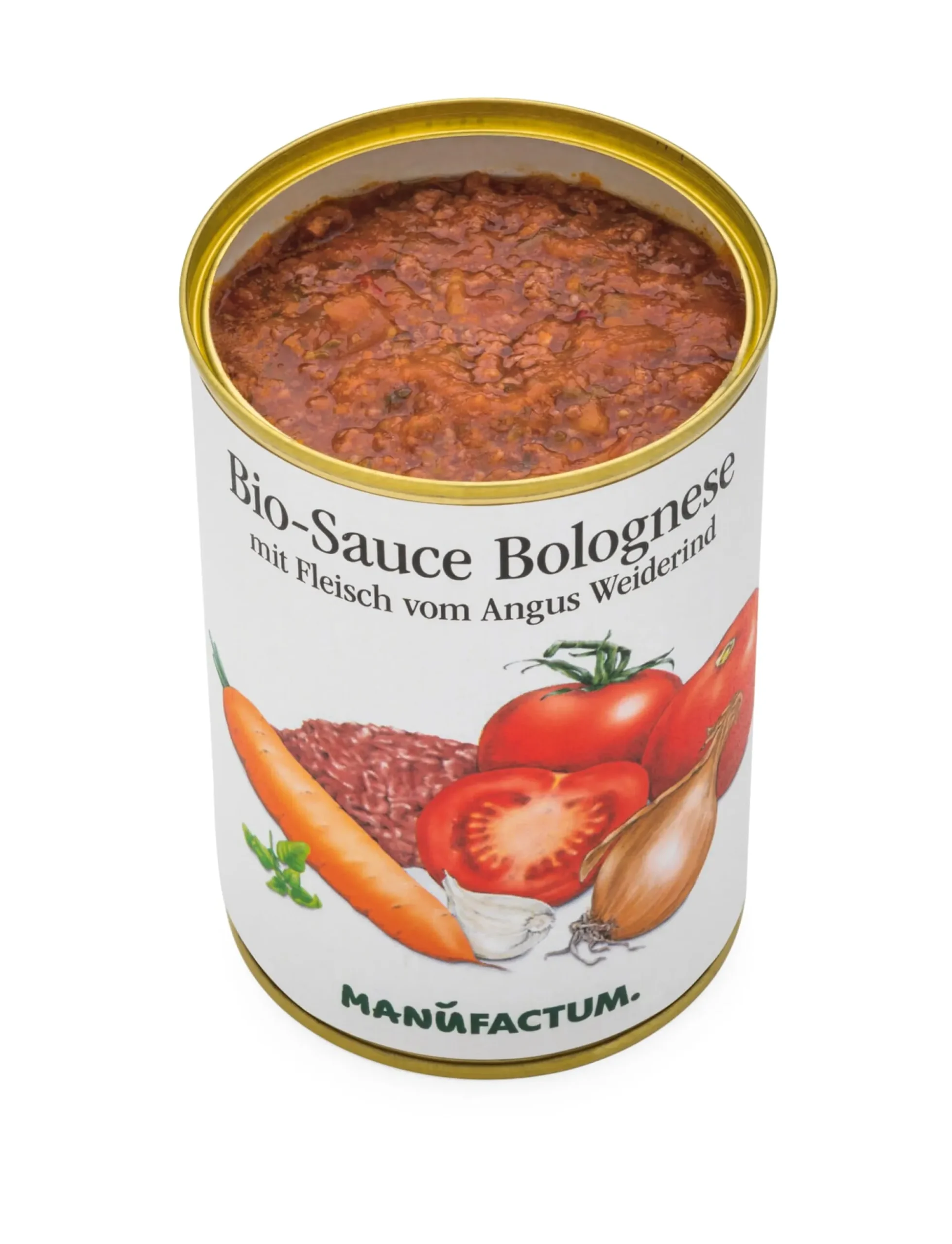 Saucen & Dressings * Manufactum Bio-Sauce Bolognese mit Fleisch vom Angus-Weiderind
