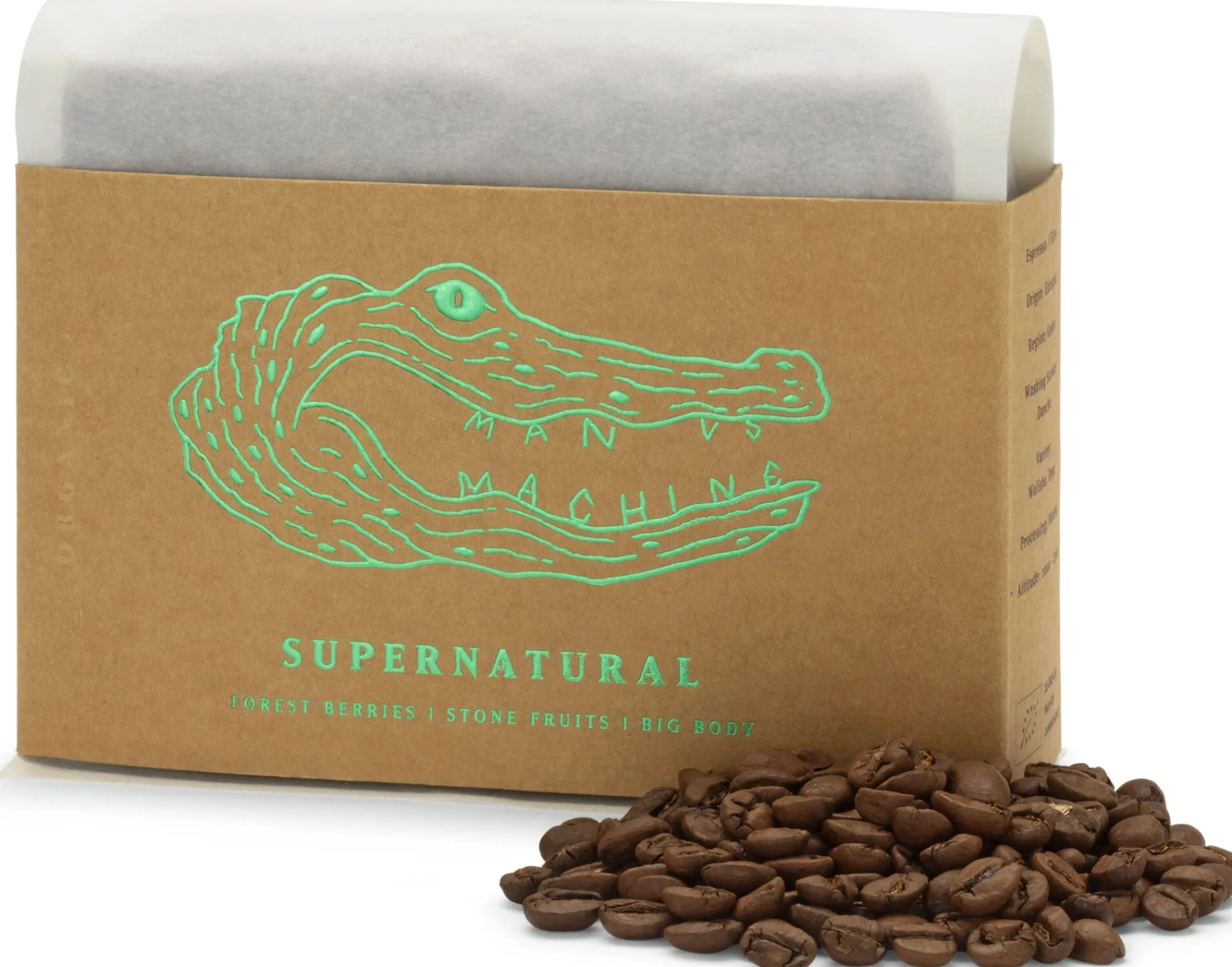 Kaffee|Espressokocher * MvsM Bio-Supernatural Organic, ganze Bohne