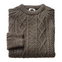 Pullover * Black Sheep Aran-Puover Braun