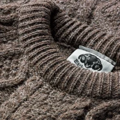 Pullover * Black Sheep Aran-Puover Braun