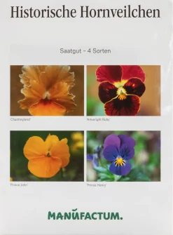 Blumensamen * Manufactum Blumensamen Historische Hornveilchen