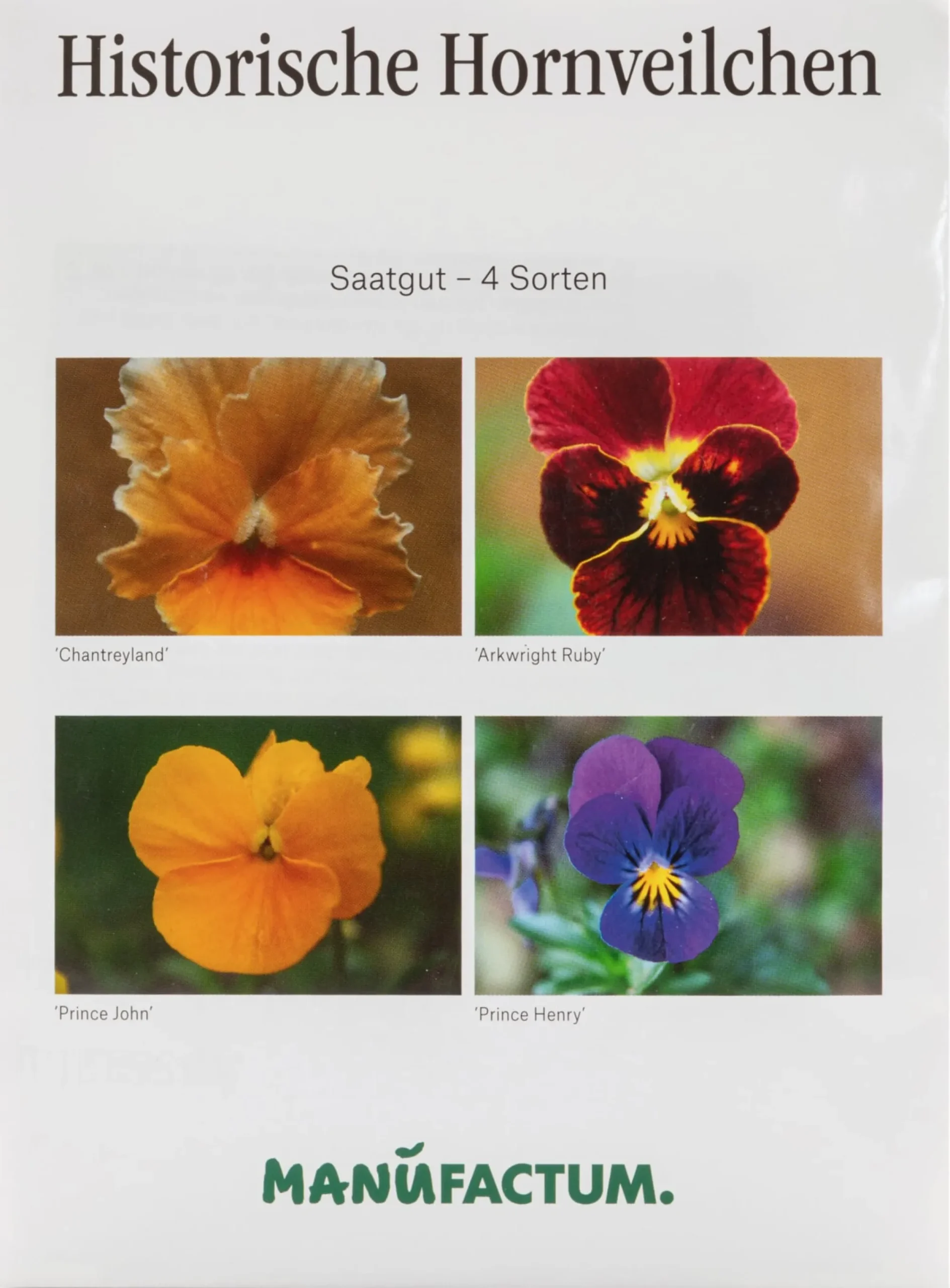 Blumensamen * Manufactum Blumensamen Historische Hornveilchen
