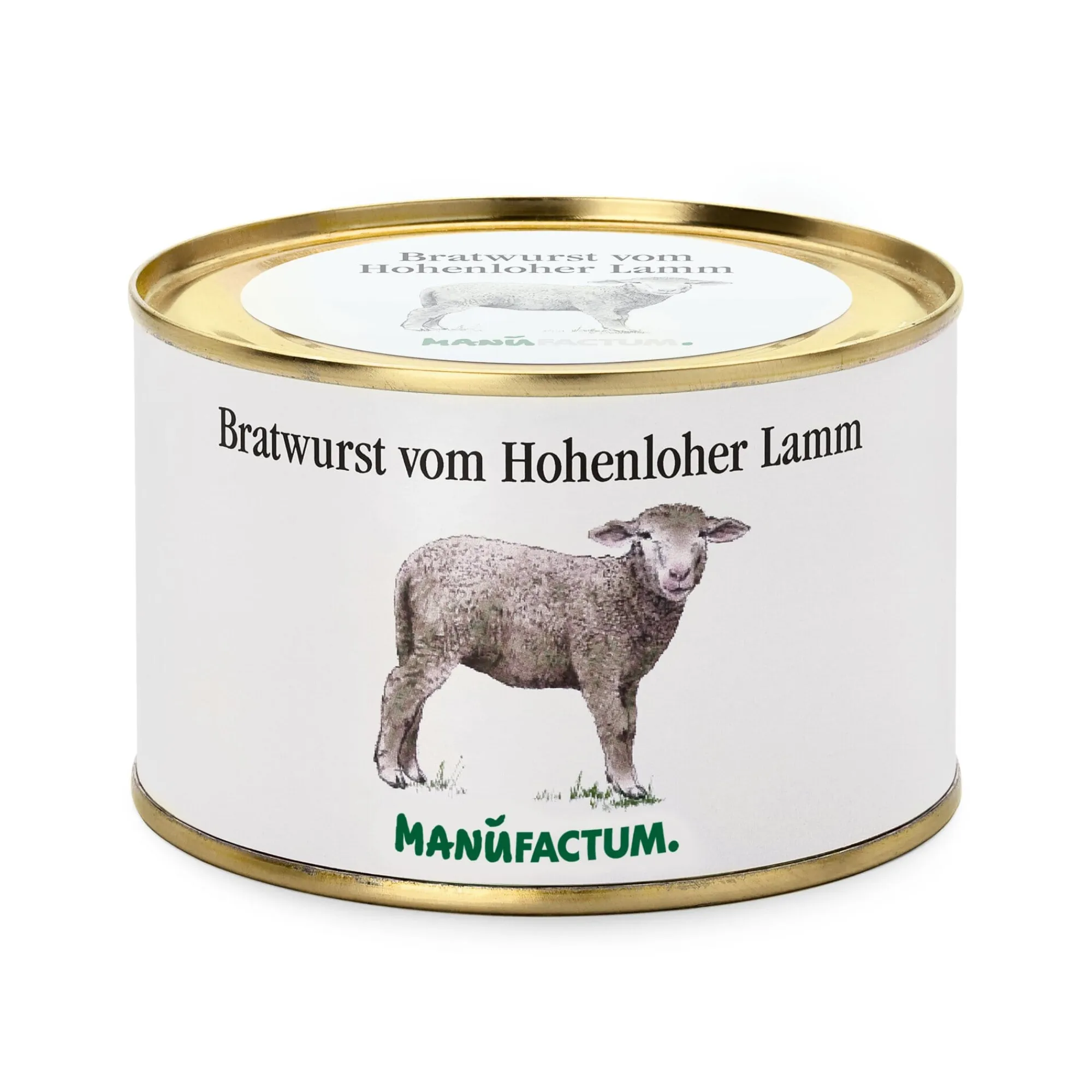 Fleischkonserven * Manufactum Bratwurst vom Hohenloher Lamm
