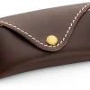Brillenetuis|Etuis & Federtaschen * Jean Dessel Brillenetui Rindleder, dunkelbraun