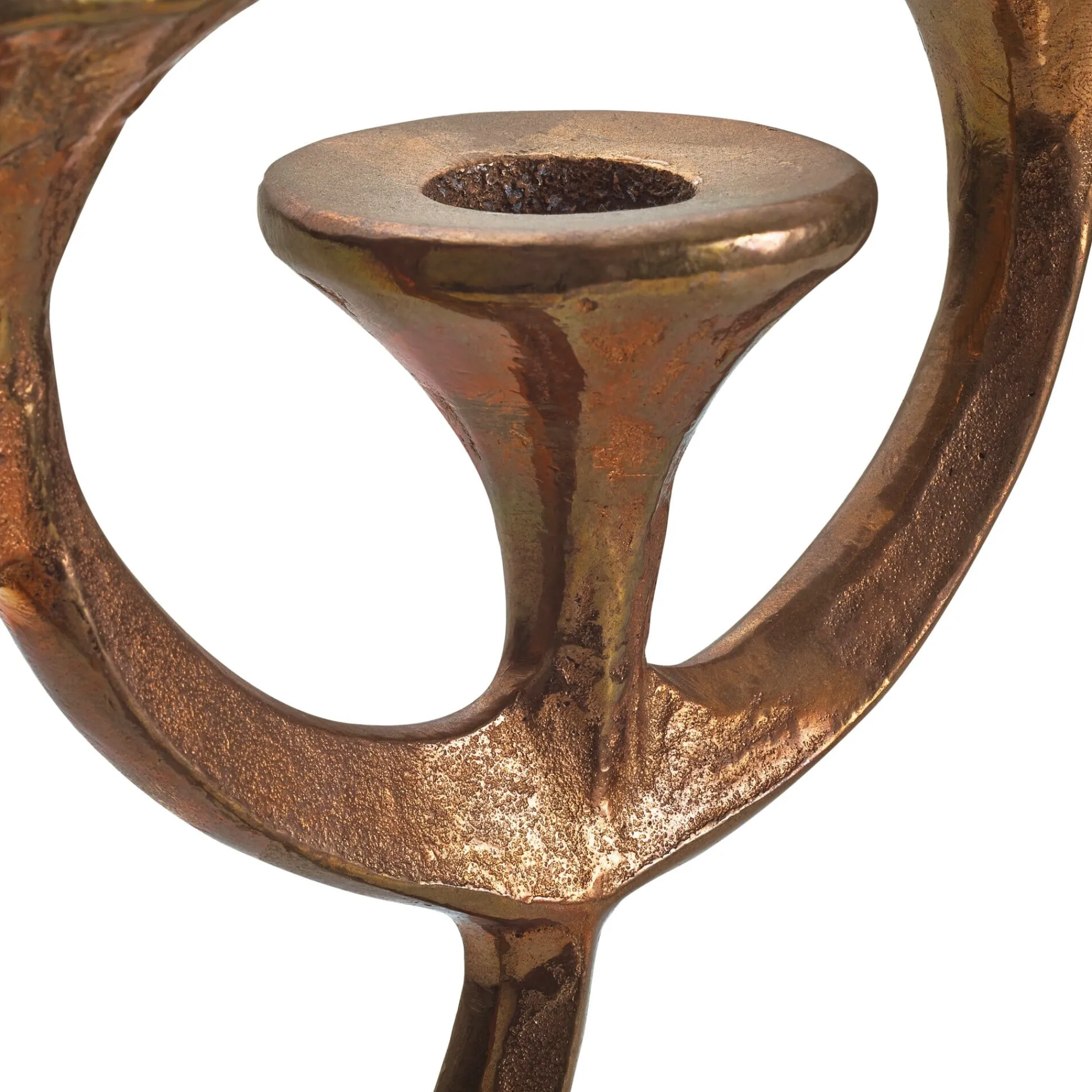Kerzenhalter * Metallkunstwerkstatt Tobias Harjes Bronzeleuchter 7-flammig