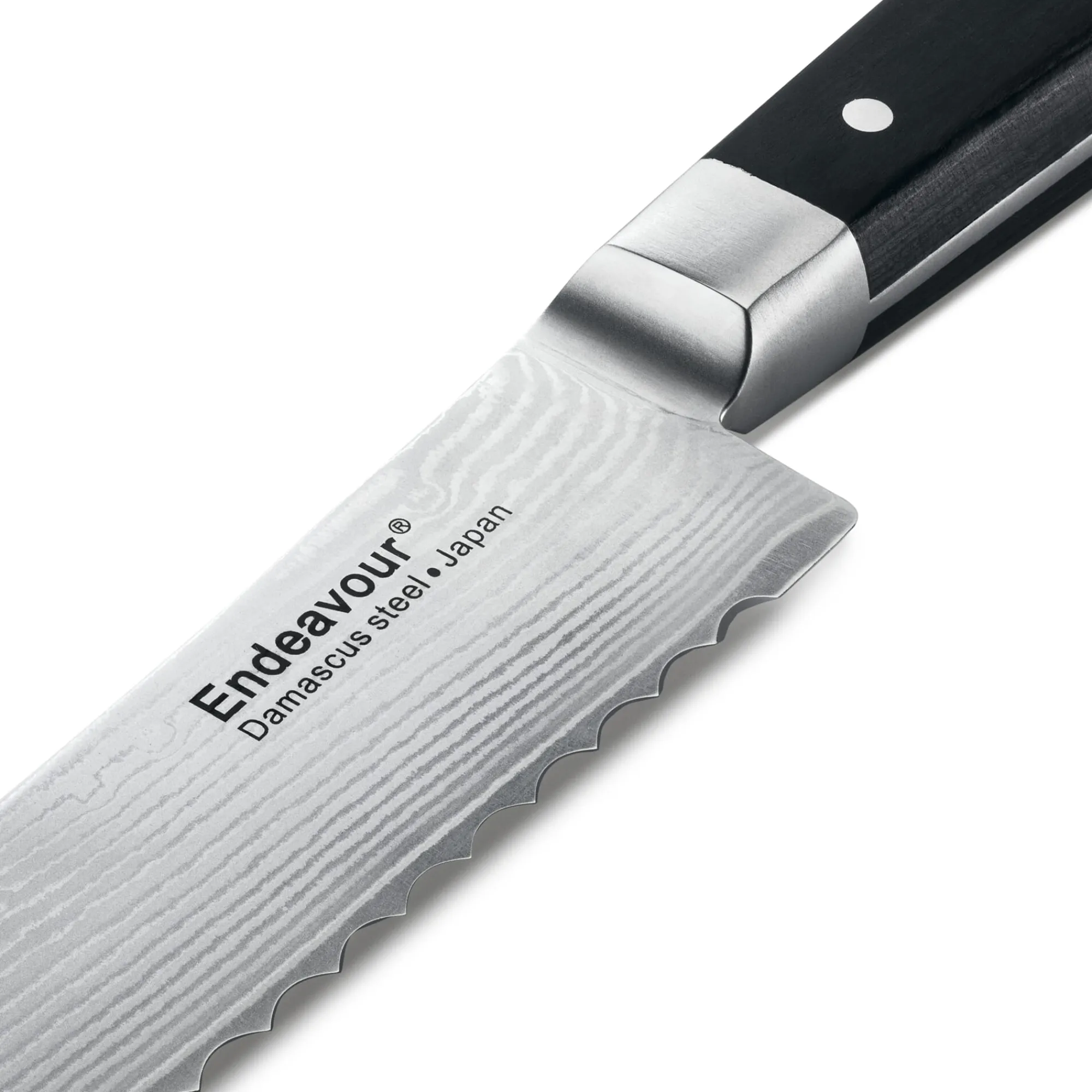 Messer Kohlenstoffstahl|Rostfreie Messer * Brotmesser Endeavour