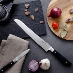 Messer Kohlenstoffstahl|Rostfreie Messer * Brotmesser Endeavour